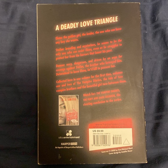 The Vampire Diaries Double Edition: The Awakening&The Struggle (#1&2)by LJ Smith - Picture 2 of 3